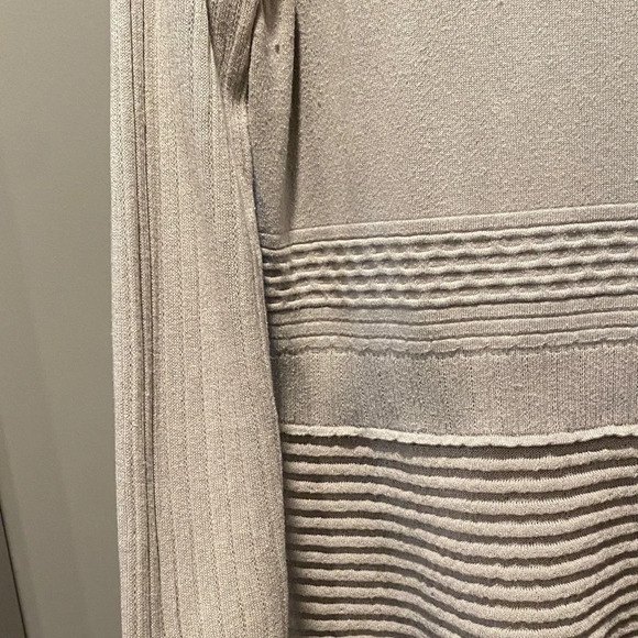 Simply Vera Vera Wang XL Light Tan Sweater Dress Tunic | Removable Cami | Chic - Picture 3 of 8